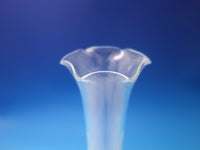 Old French by Unknown Silverplate Bud Vase Crystal c.1960 10 3/4" (#5989)