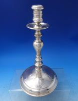 Kalo Sterling Silver Candlestick Pair Handwrought with Family Crest (#7177)