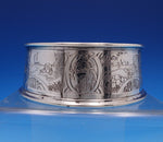 William Kerr Sterling Silver Child's Bowl Acid Etched with Four Seasons (#7771)