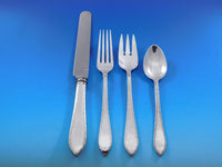 Feather Edge by Tiffany Sterling Silver Flatware Set for 8 Service 88 pcs Dinner