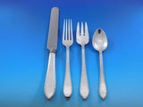 Feather Edge by Tiffany Sterling Silver Flatware Set for 8 Service 88 pcs Dinner