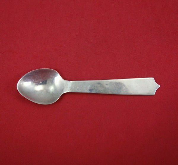 Maciel Mexican Mexico Sterling Silver Tea Caddy Spoon Handmade 4 3/8"