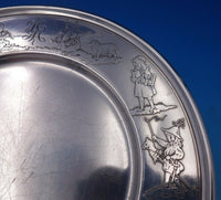 Meriden Britannia Sterling Silver Child's Plate Nursery Rhyme Kids #858 (#5256)