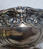 Gorham Sterling Silver Salt Dip Master Pair GW with Glass Liners #A1016 (#8635)