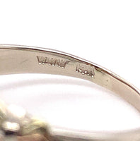 14k Tri-Color Gold 2.88ct Genuine Natural Citrine Ring Jewelry (#J5752)