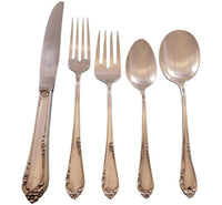 Dancing Flowers by Reed & Barton Sterling Silver Flatware Set Service 64 pcs
