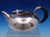 Cosmos by Georg Jensen Sterling Silver Tea Set 5pc with Wood Handles (#8798)