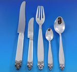 Acorn by Peer Smed Sterling Silver Flatware Set Service 54 pc Arts & Crafts Rare