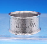 Lebolt Sterling Silver Napkin Ring Hammered 5/8" x 1 1/8" 0.4 ozt. #403 (#9023)