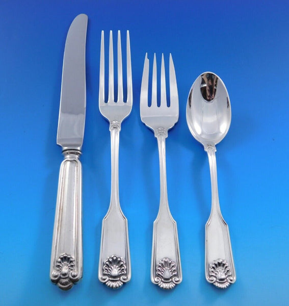 Fiddle Shell by Frank Smith Sterling Silver Flatware Set for 12 Service 54 pcs