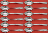 Della Robbia by Alvin Sterling Silver Teaspoon Set of 12 pcs 6"