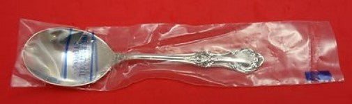 Wild Rose by International Sterling Silver Cream Soup Spoon 6" New