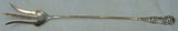 Trajan by Reed and Barton Sterling Silver Lettuce Fork Gold Washed 9 3/4"