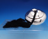 Elsa Peretti by Tiffany and Co Sterling Silver Serving Bowl w/Cover Tassle #8212