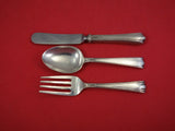 American Directoire by Lunt Sterling Silver Baby Set 3 Piece Vintage
