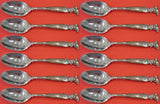 Romance of the Sea by Wallace Sterling Silver Place Soup Spoon Set 12 pcs 6 3/4"