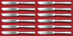 Candlelight by Towle Sterling Silver Butter Spreaders HH modern Set 12pcs 5 3/4"