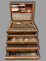 Acanthus by Mappin & Webb Silverplated Flatware Set Service Dinner 328 pieces