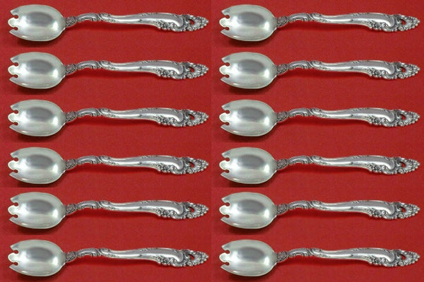 Decor by Gorham Sterling Silver Ice Cream Dessert Fork Custom Set 12pcs 6"