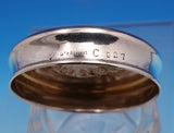International Sterling Silver and Glass Dresser Jar #C527 1 1/2" x 2" (#9238)