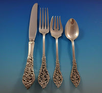 Florentine Lace by Reed & Barton Sterling Silver Flatware Service 12 Set 75 Pcs