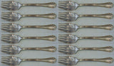 Woodwind by Reed and Barton Sterling Silver Salad Fork Set of 12 pcs 6 1/2"