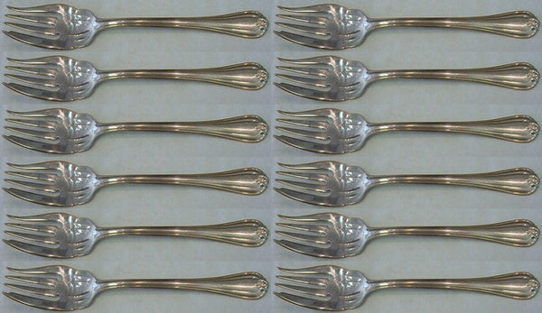 Woodwind by Reed and Barton Sterling Silver Salad Fork Set of 12 pcs 6 1/2"