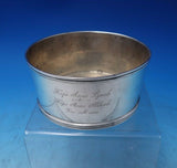 Silverplate Wine Coaster w/ Names and Date Inscriptions 1833, 1884, 1951 (#6488)