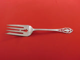 Pierced Handle by Manchester Sterling Silver Cold Meat Fork 7 3/4" Serving