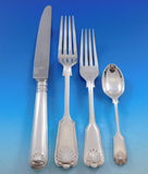 Fiddle Shell by Roberts & Belk English Silverplated Flatware Set Service 94 pcs