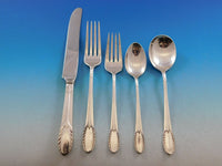 Trousseau by International Sterling Silver Flatware Set for 8 Service 45 Pieces