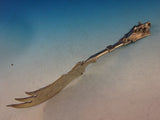 Bull by George Sharp Sterling Silver Cheese Knife w/Pick Brite-cut 7 3/4"