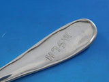 Lap Over Edge Acid Etched by Tiffany Sterling Dinner Fork Leaves Flowers 7 7/8"