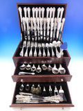 Charles II by Lunt Sterling Silver Flatware Set For 12 Service 174 Pieces Dinner