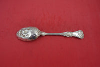 King George by Gorham Sterling Silver Berry Spoon embossed fruit in bowl 8 1/2"