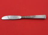 Rose Motif by Stieff Sterling Silver Butter Spreader Hollow Handle 6 1/4"