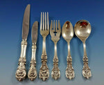 Francis I Reed & Barton Sterling Silver Flatware Service For 12 Set 78 Pieces