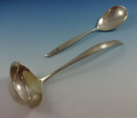 Sea Rose by Gorham Sterling Silver Flatware Set For 8 Service 63 Pieces