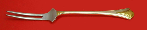 Regency Shell Gold by Lunt Sterling Silver Spinach Fork Custom Made