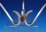 Sciarrotta Sterling Silver Candlestick Pair 3-Light All Sterling Handmade #7952