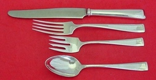 Cabot by Wallace Sterling Silver Dinner Size Place Setting(s) 4-Piece Vintage