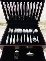 Silver Sculpture by Reed & Barton Sterling Silver Flatware Service Set 62 Pcs