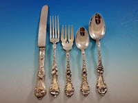 Les Cinq Fleurs by Reed and Barton Sterling Silver Flatware Set Service 60 pcs
