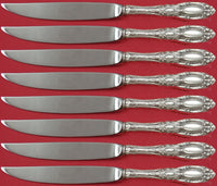 King Richard by Towle Sterling Silver Steak Knife Set 8pc Not Serrated Custom