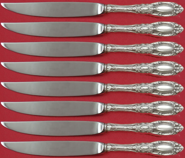 King Richard by Towle Sterling Silver Steak Knife Set 8pc Not Serrated Custom