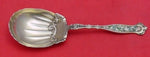 Dresden by Whiting Sterling Silver Berry Spoon Vermeil Enameled Fancy 7 3/4"