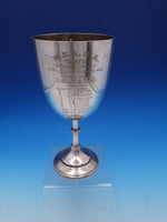 Sheffield English Estate Silverplated Goblet Chalice Large WM Hutton 9320 #7745