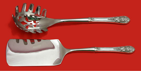 Crown Princess by International Sterling Silver Italian Pasta Set 2pc Custom