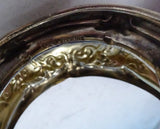 Gorham Sterling Silver Salt Dip Master Pair GW with Glass Liners #A1016 (#8635)