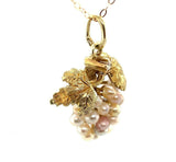 14k Yellow Gold Victorian Freshwater Pearl Pendant (#J5512)